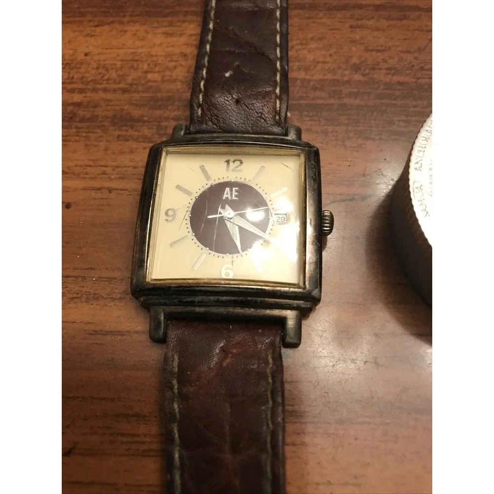 Lot 2 American Eagle Vintage 80's Watches Leather pocket‎
